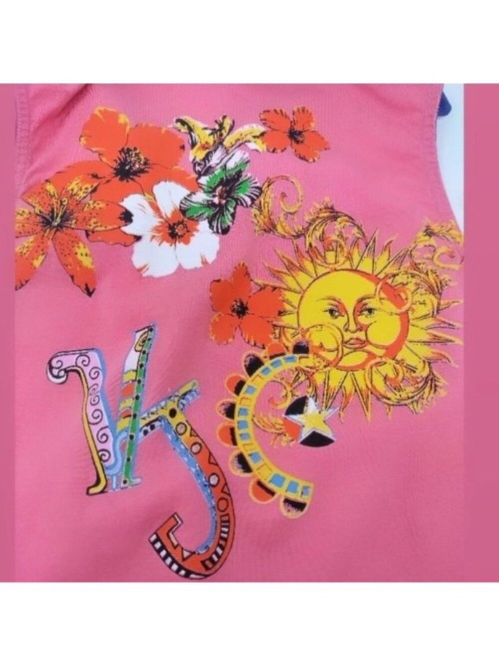 VERSACE Jeans Couture Pink Top XS